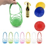 Multifunction Silicone Bottle Mesh Basket Custom Imprinted