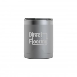 Custom RTIC 12oz Ringed Graphite Lowball Tumbler