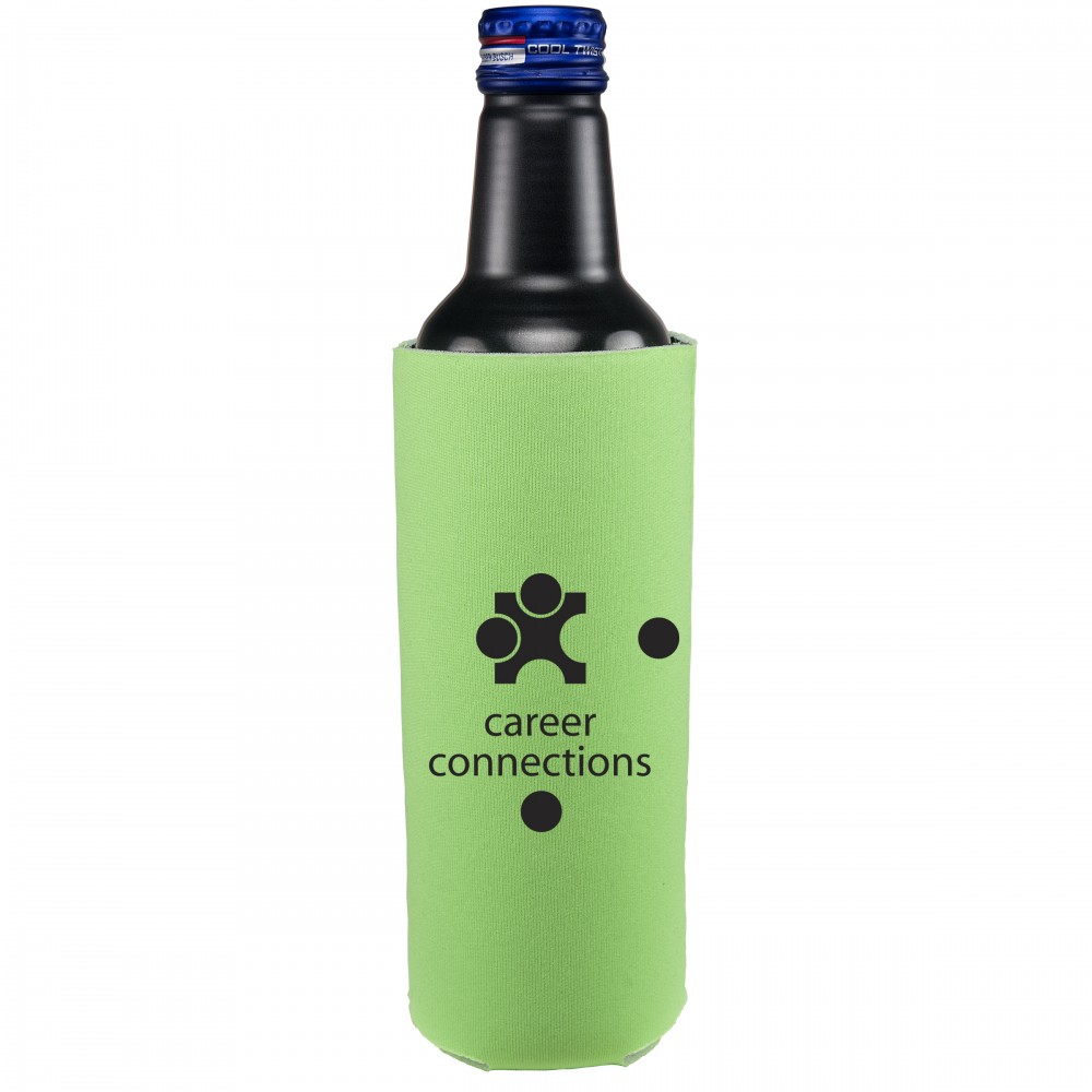 Custom 16 oz. Tall Bottle Cooler - Two Sided Imprint