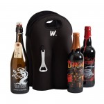 Two Bottles Wine Carrier Tote Bag with Logo