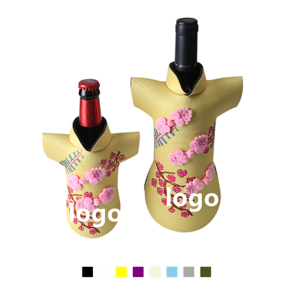 Personalized Traditional Chinese Cheongsam Beer Cooler