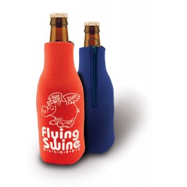 Zipper Bottle Hugger with Logo