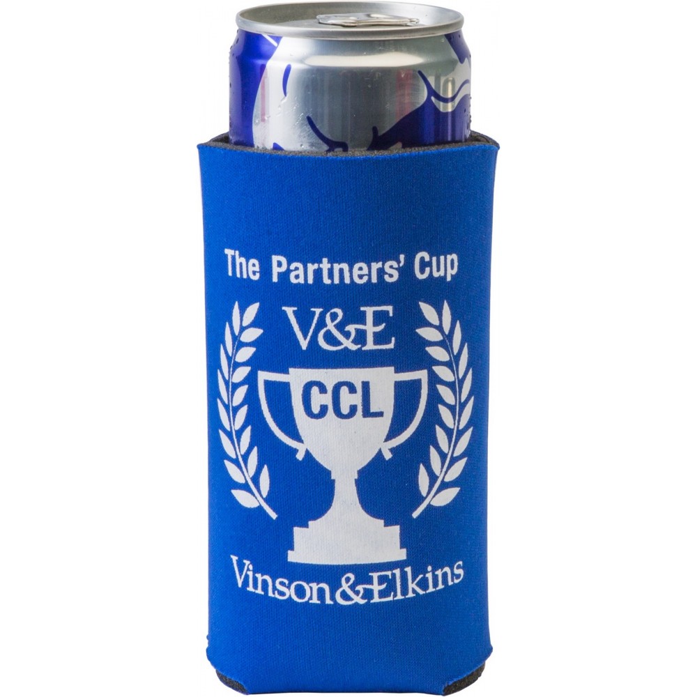 Personalized FoamZone Collapsible 12 oz. Slim Can Cooler