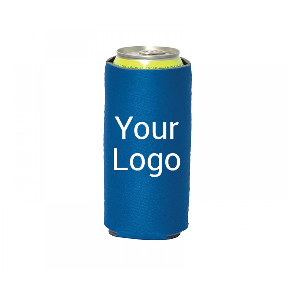 Collapsible Neoprene Can Cooler, 16 oz. with Logo