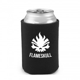 Logo Branded Collapsible 4mm Can Cooler w/ 1 Color Imprint