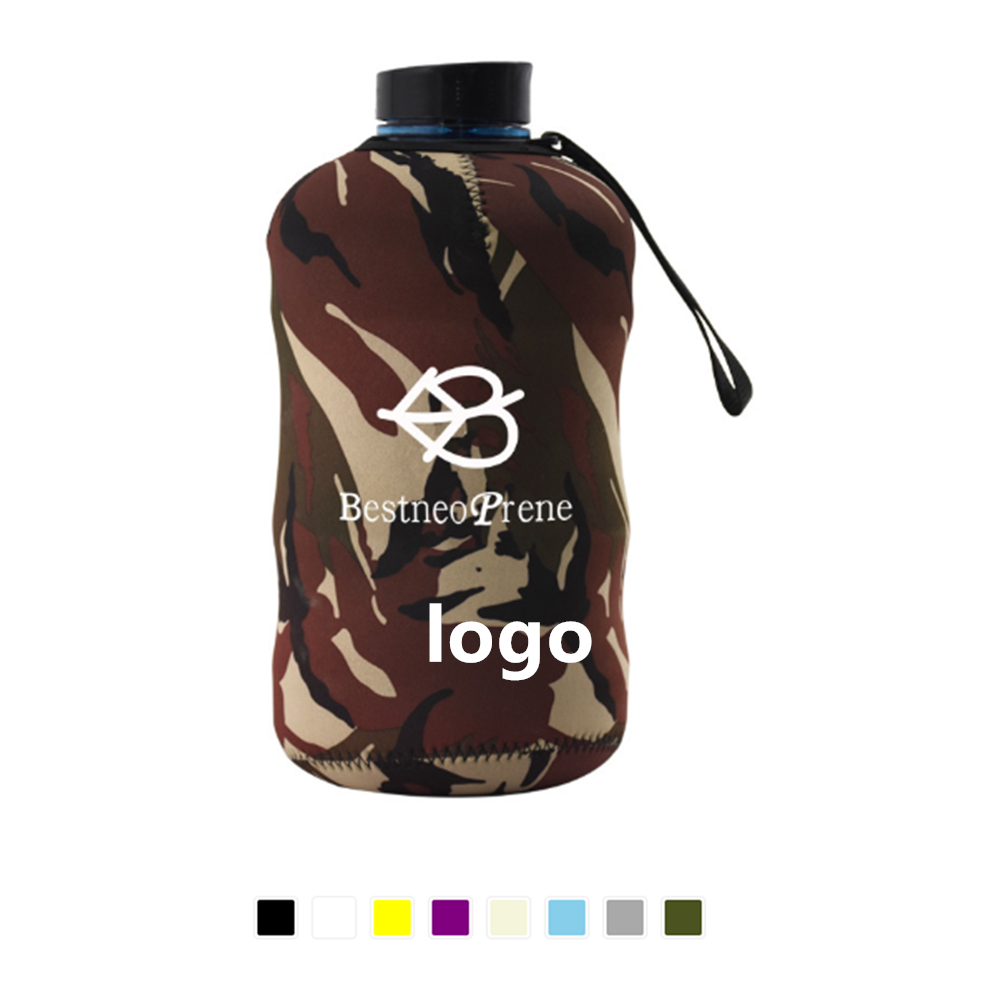 Half Gallon Water Bottle Sleeve Cooler with Logo
