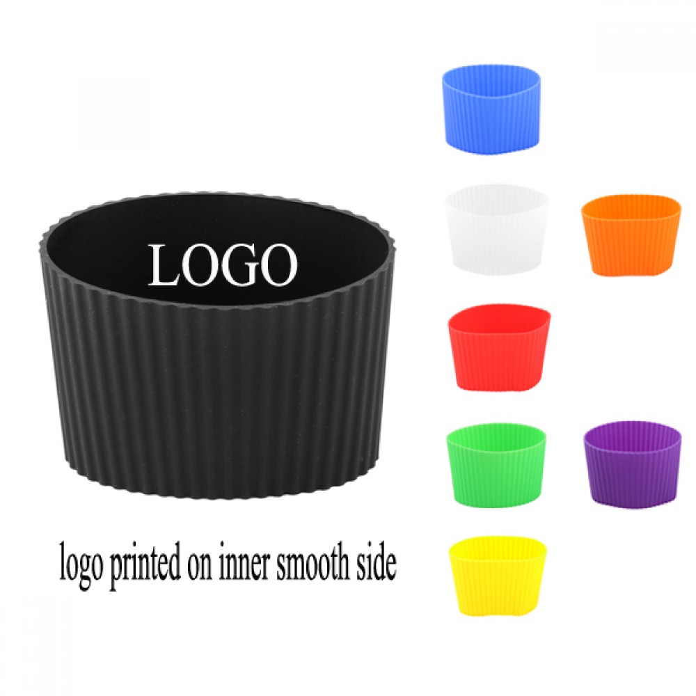 Custom Imprinted Silicone Mug Cup Sleeve Custom Imprinted Silicone Mug Cup Sleeve