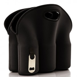 Personalized 6 Bottle Neoprene Holder  Personalized 6 Bottle Neoprene Holder
