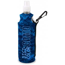 DigiColor Camo 1/2 Liter Kolder Water Wet Suit Bottle Cover w/ Belt Clip with Logo