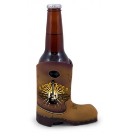 Logo Branded Eco Boot Bottle Coolie (4 Color Process)