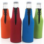 Customized Zipper Foam Bottle Cooler