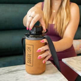 Simple Hydration Sling - Suede'ish Neoprene with Logo  Simple Hydration Sling - Suede