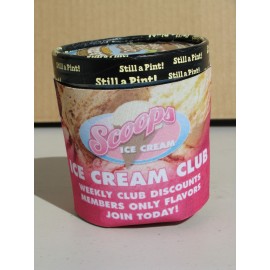 Ice Cream Pint Hugger with Logo