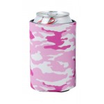 Pink Camo Pocket Coolie Can Cover (4 Color Process) with Logo