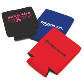 Silkscreened Neoprene Can Cooler w/ Next Day Service with Logo  Silkscreened Neoprene Can Cooler w/ Next Day Service with Logo