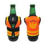 Logo Branded Bottle Holder - Safety Vest Shaped