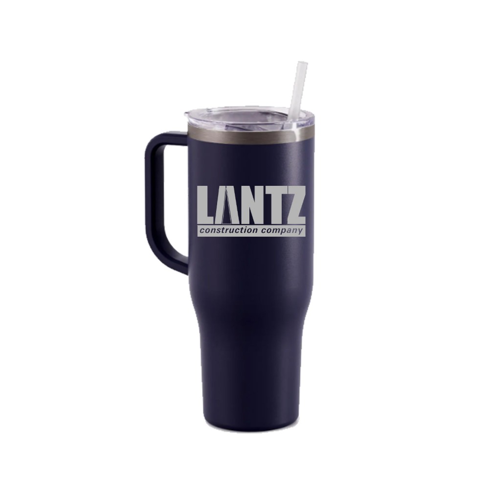 Promotional Maars 40oz Midnight Charger Stainless Steel Travel Mug Promotional Maars 40oz Midnight Charger Stainless Steel Travel Mug
