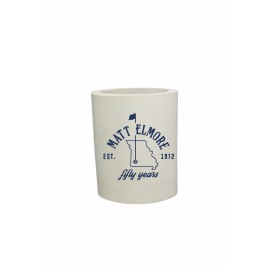 Personalized Natural Foam Round Beverage Insulator
