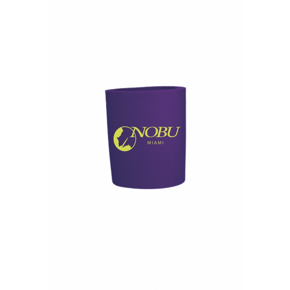 Promotional Purple Foam Round Beverage Insulator
