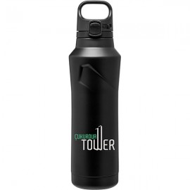 Custom Branded 20.9 Oz H2go Houston Bottle - Matte Black