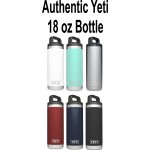 Authentic YETI 18 oz. Bottle Laser Engraved Custom Imprinted