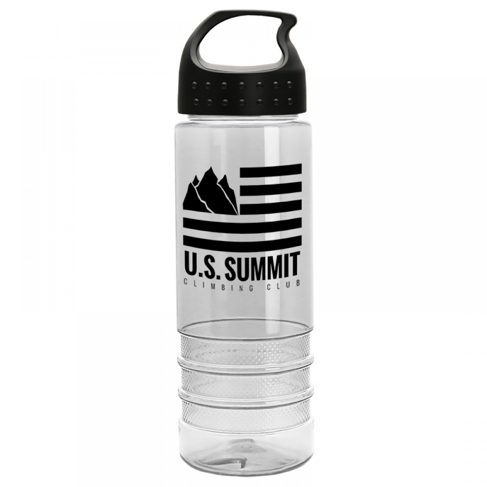 Salute2 - 24 oz. Tritan Sports Bottle - Crest Lid Custom Imprinted Salute2 - 24 oz. Tritan Sports Bottle - Crest Lid Custom Imprinted