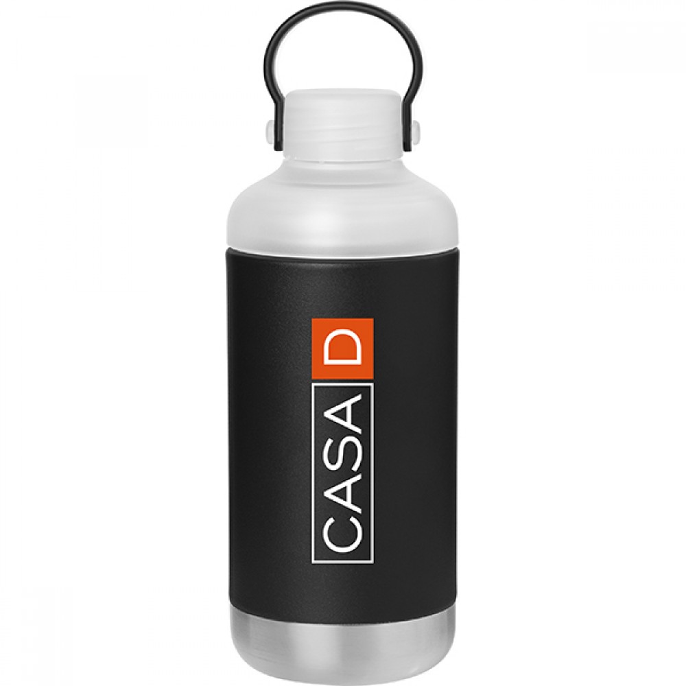 Logo Printed 16.9 Oz H2Go Scout - Powder - Matte Black Logo Printed 16.9 Oz H2Go Scout - Powder - Matte Black