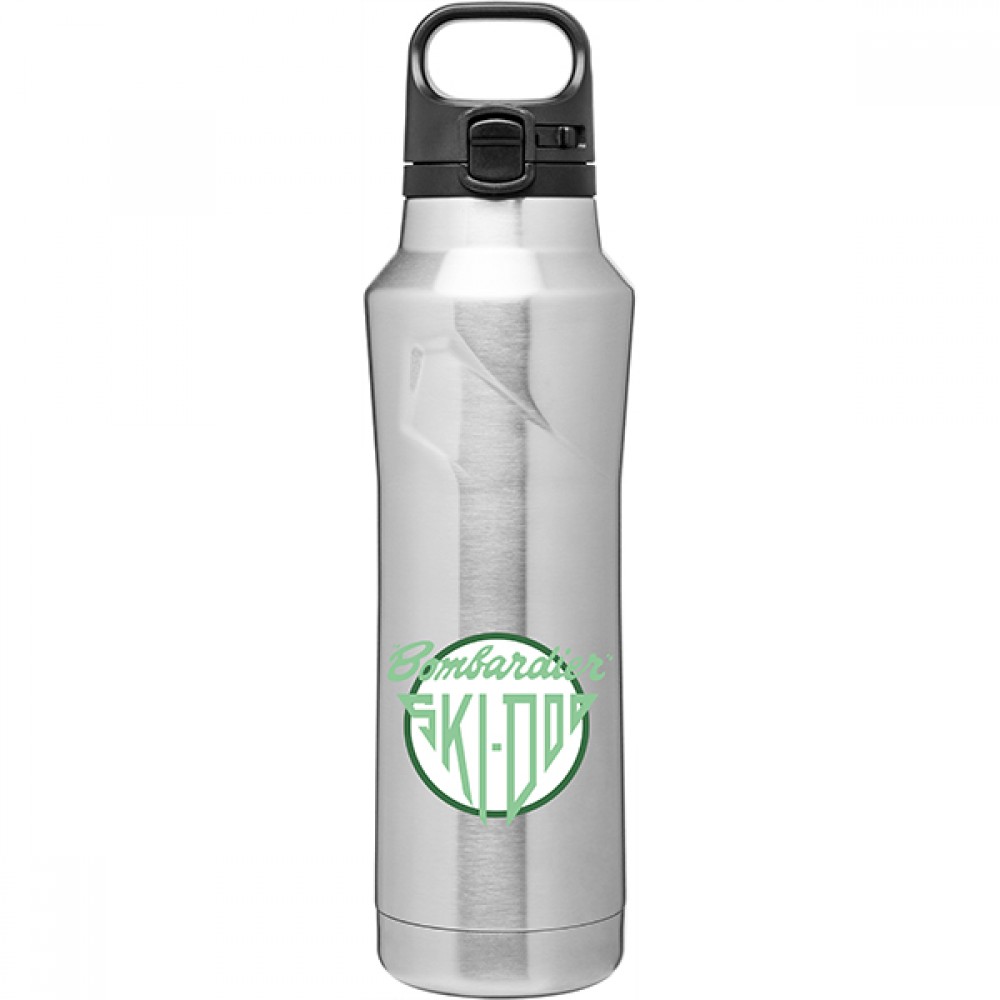 Custom Branded 20.9 Oz H2go Houston Bottle - Stainless Custom Branded 20.9 Oz H2go Houston Bottle - Stainless