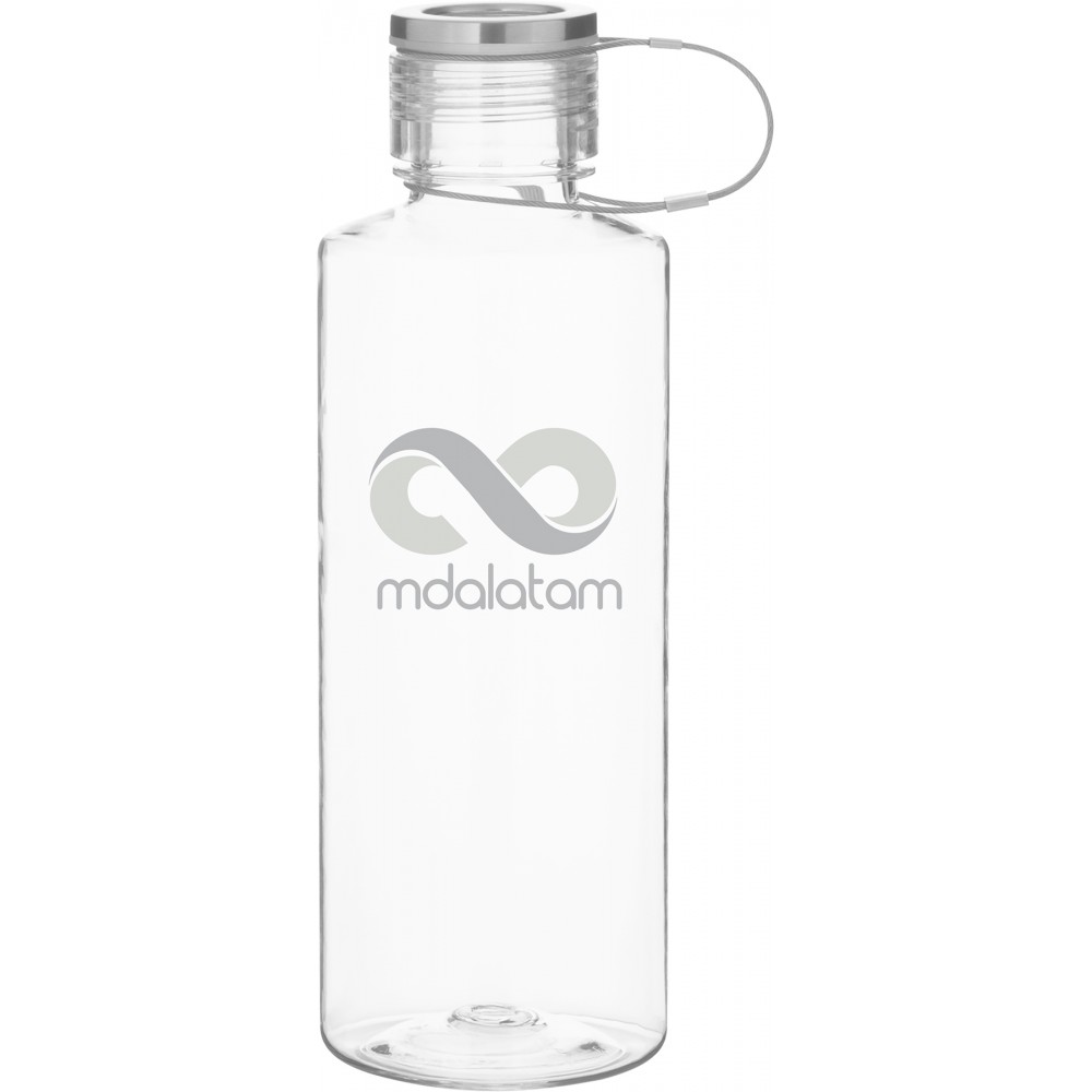25 Oz. H2go Cable Bottle (Clear) Logo Printed