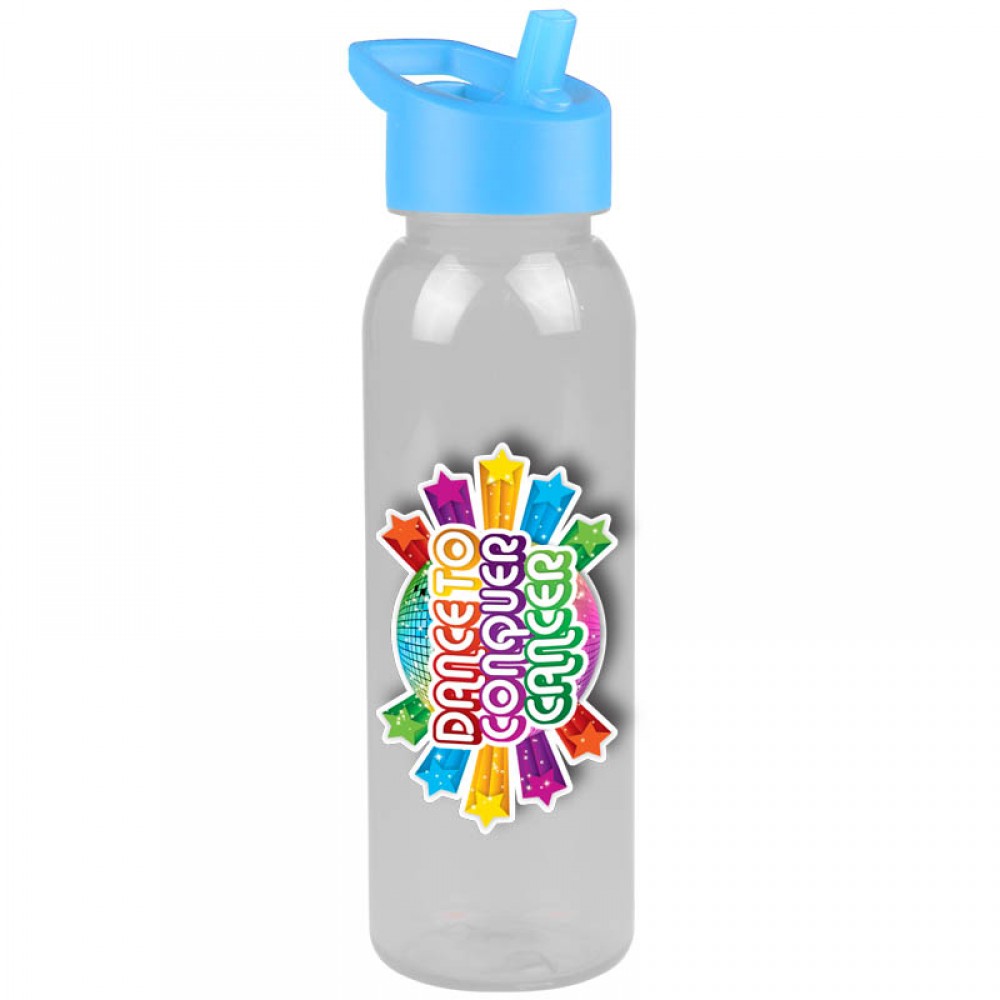 Custom Branded 24 oz. Tritan Sports Bottle - Flip Straw - Digital Imprint