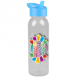 Custom Branded 24 oz. Tritan Sports Bottle - Flip Straw - Digital Imprint