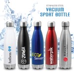 Quench - Stainless Steel Cola Bottle Logo Printed