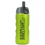 22 oz. Metalike Mini Peak Tritan Sports Bottle - Flip Straw Lid Logo Printed