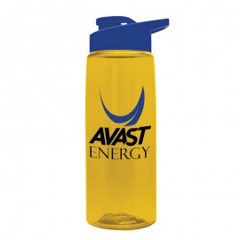26 oz Tritan Flair Sports Bottle - Drink Thru Lid Logo Printed  26 oz Tritan Flair Sports Bottle - Drink Thru Lid Logo Printed
