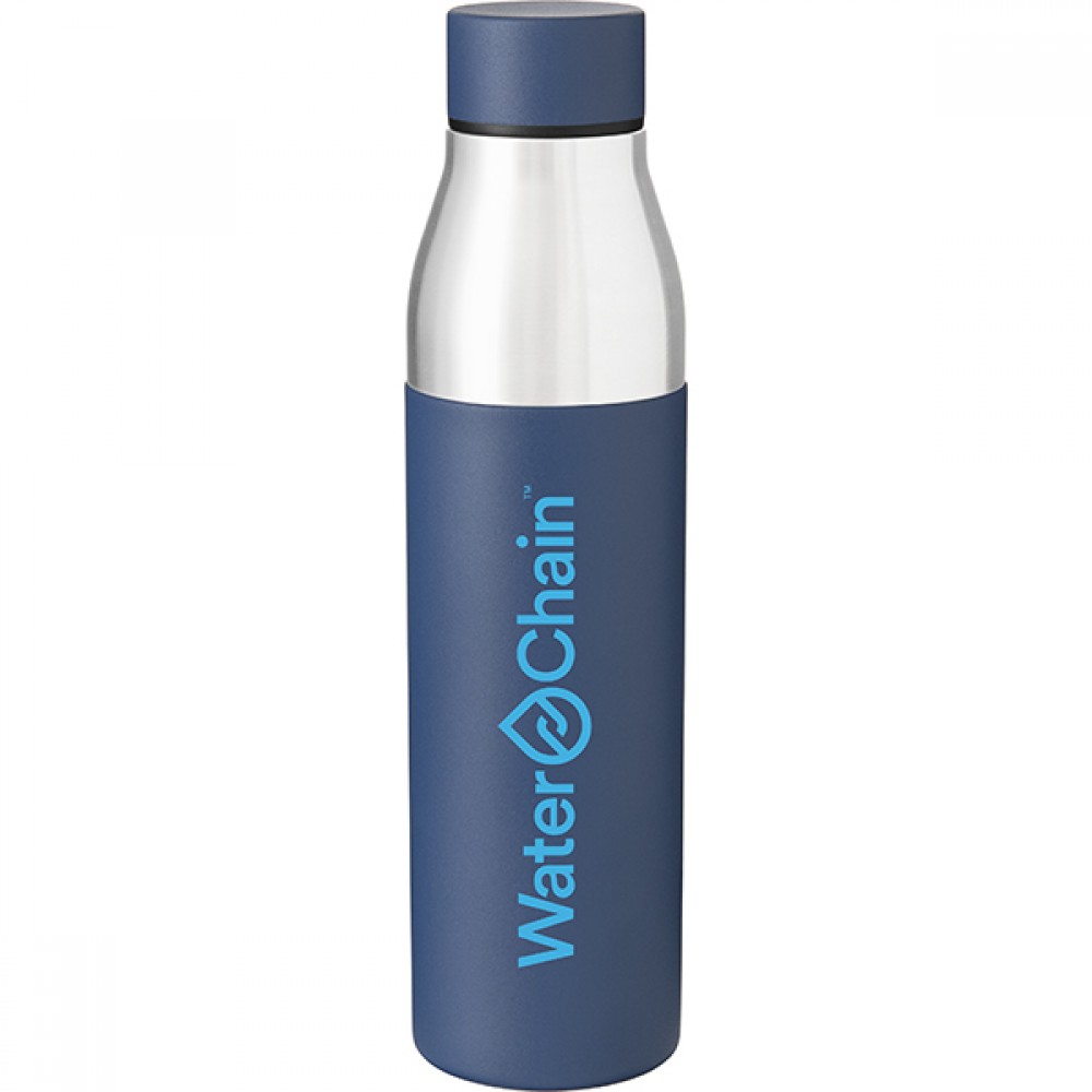 Custom Imprinted 20.9 Oz H2Go Aria - Powder - Matte Navy Custom Imprinted 20.9 Oz H2Go Aria - Powder - Matte Navy