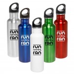 Logo Branded Stainless Sports Water Bottles - 26 oz