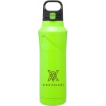 Custom Imprinted 20.9 Oz H2go Houston Bottle - Neon Green