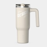 32 oz Hydrapeak Stainless Steel Insulated Tumbler With Handle and Straw Lid with Logo