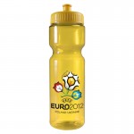 Logo Printed 28 oz. Translucent Sports Bottle - Push Pull Lid - Digital Imprint