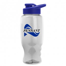 Custom Branded 27 oz. Poly-Pure Transparent Sports Bottle - Snap Lid  Custom Branded 27 oz. Poly-Pure Transparent Sports Bottle - Snap Lid