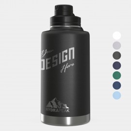 Customized 50 oz Hydrapeak Stainless Steel Insulated Water Bottle With Chug Lid