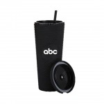 24 Oz. Studded Tumbler with Logo