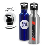 Logo Printed Glendale - 25 Oz. Stainless Steel Sports Bottle