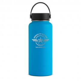 Laser Engraved Hydro Flask 32oz Wide Mouth Bottle Logo Printed