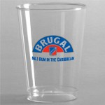 12 Oz. Crystal Clear Plastic Cup (Offset Printing) with Logo