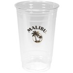 Custom Imprinted 20 Oz. EasyLine Clear Plastic Plastic Cup (Petite Line)