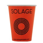 Cup Ads 10 Oz. Custom Paper Cup - 6 Color Custom Branded
