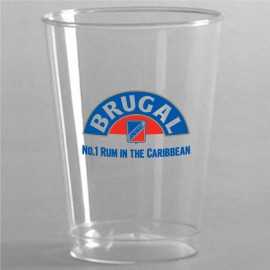 12 Oz. Crystal Clear Plastic Cup with Logo