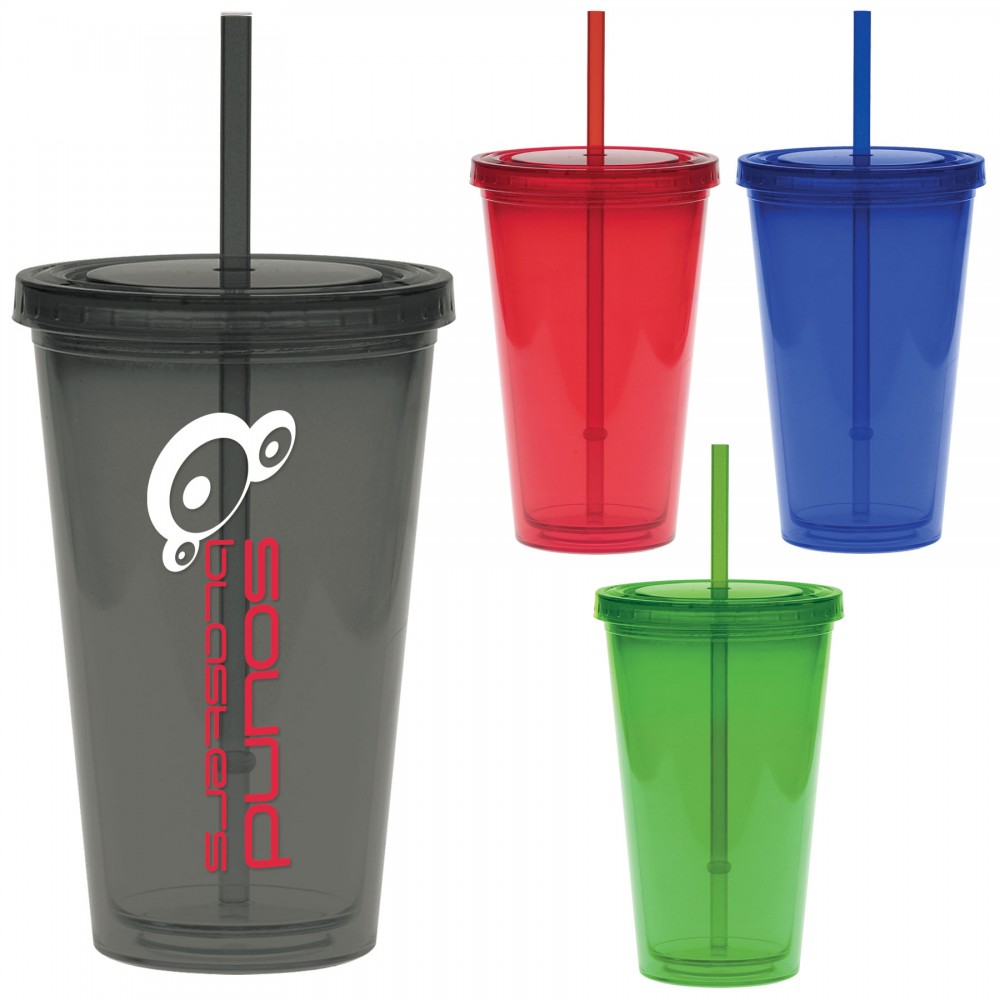 20 Oz. Color Carnival Cup with Logo