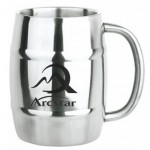 Custom 14 Oz. Stainless Steel Keg Mug